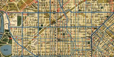 Ulice mapa Filadelfie