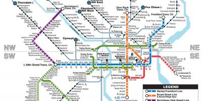Metro Philadelphia mapě
