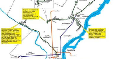 Mapa Septa vozík